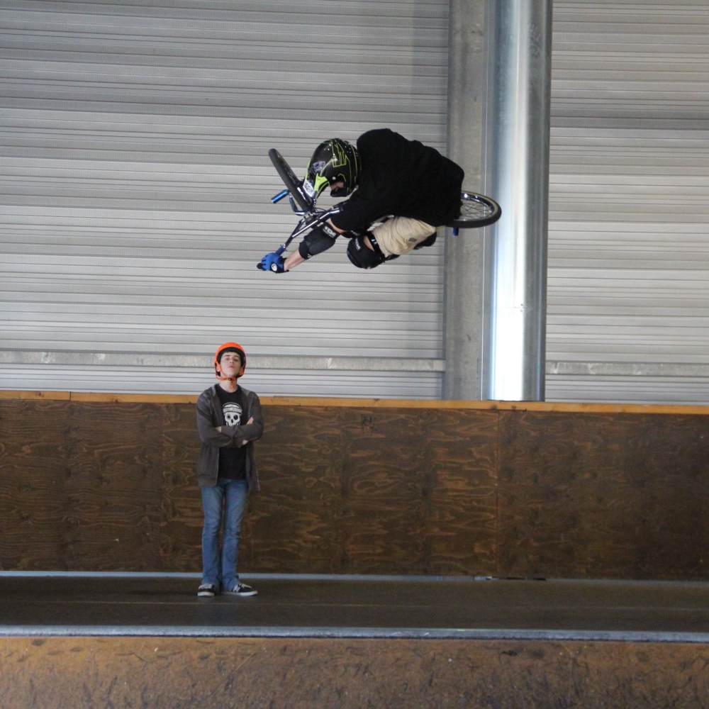 Stéphane Shogun Meneau vert aerial BMX Freestyle skatepark Marseille