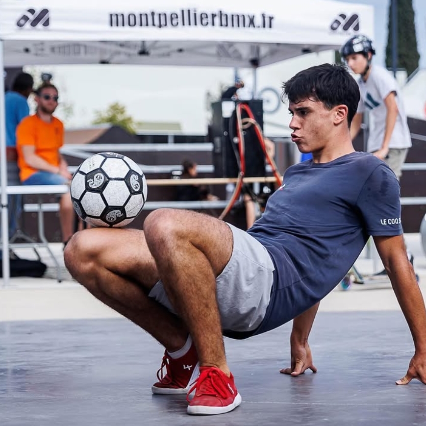 Portrait Renaud Renaudinho Mauléon Football Freestyle